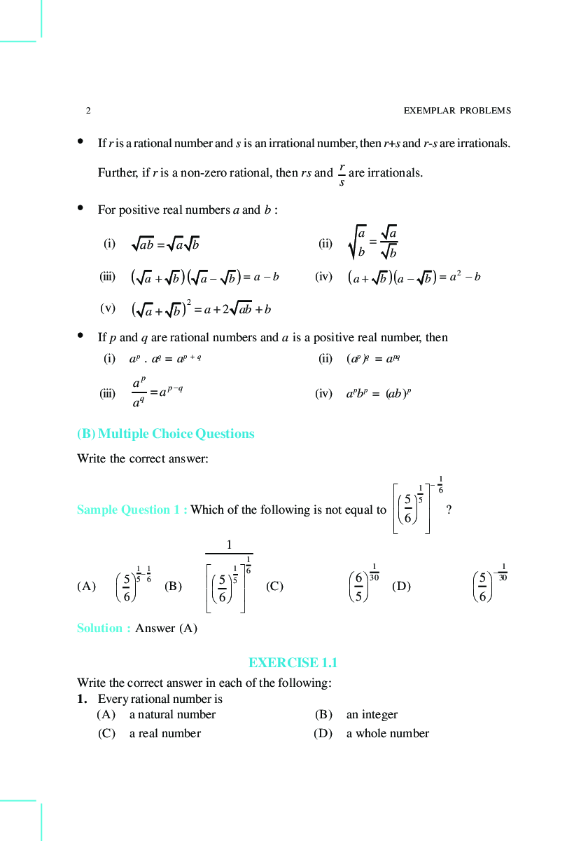 CBSE  Class-9th Study Material Mathematics - Page 5
