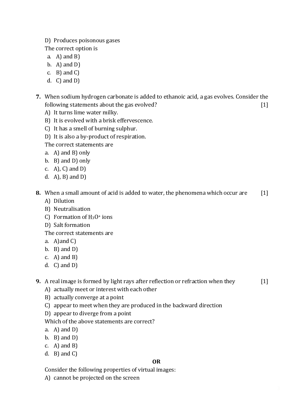 CBSE Class-10th Science Question Paper With Solution-2020 - Page 4