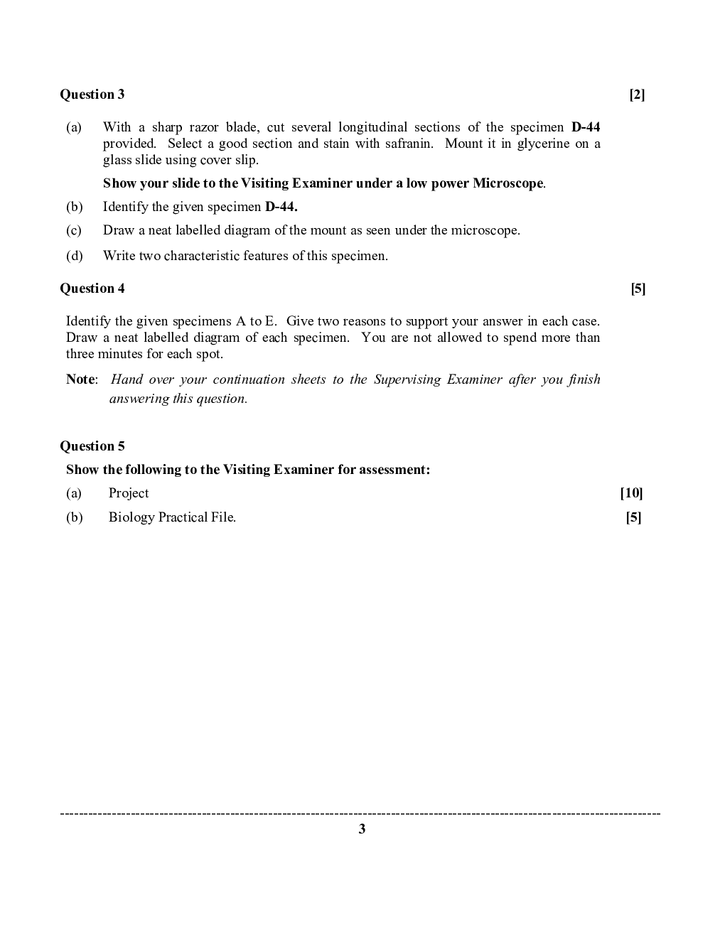 ISC Previous Year Paper Class-12 Biology Paper 2 2020 - Page 4