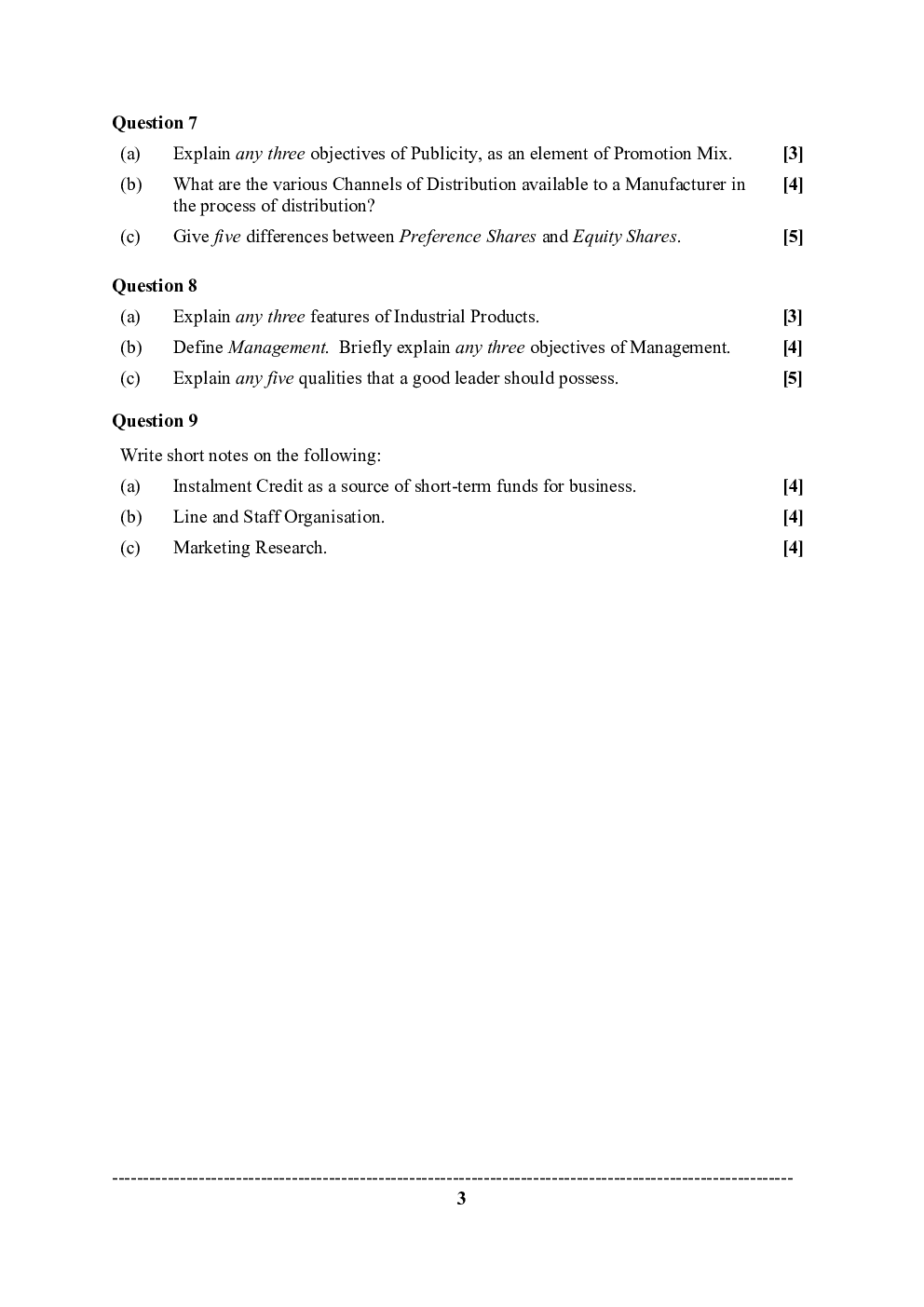 ISC Previous Year Paper Class-12 Commerce 2020 - Page 4