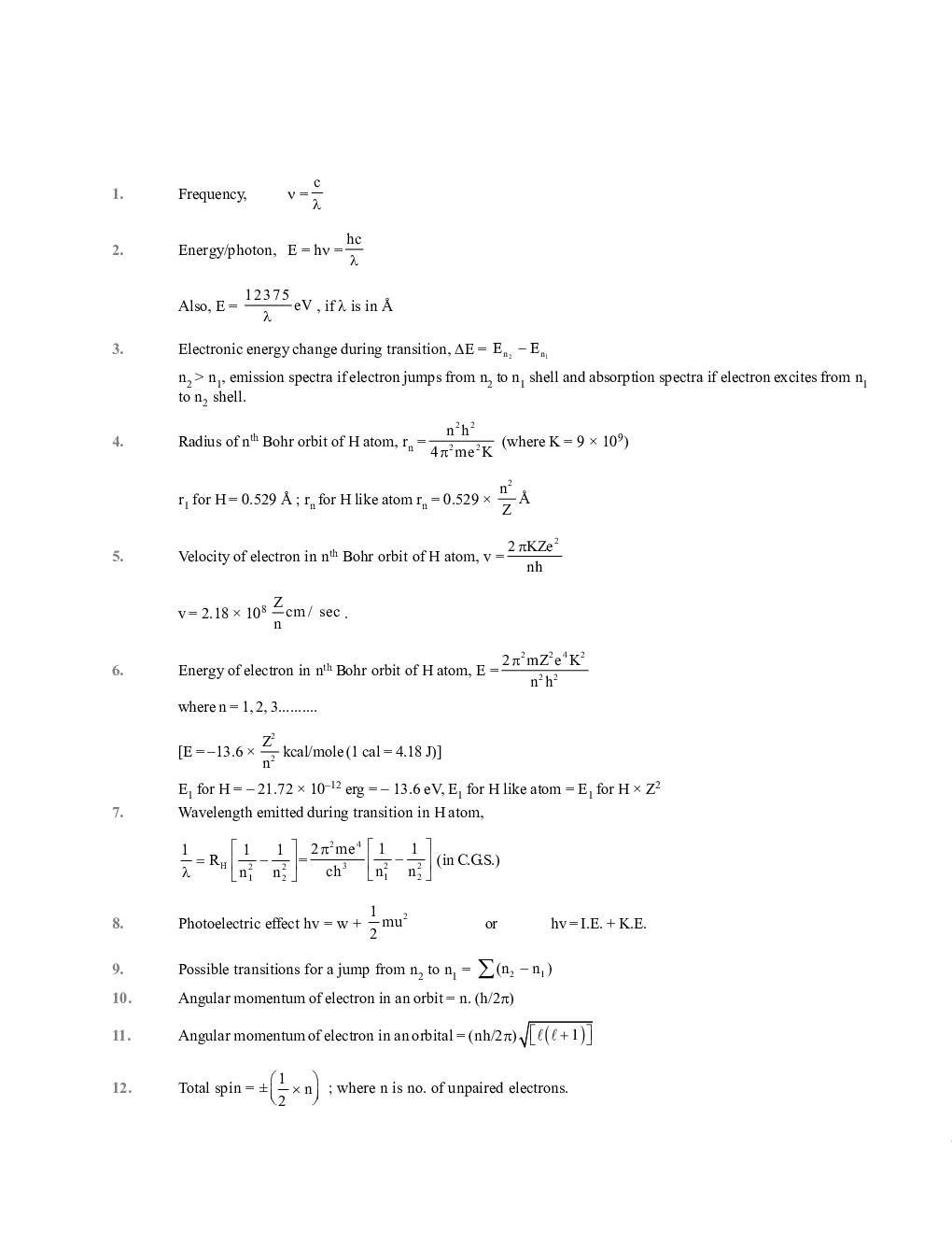 NEET Study Material of Atomic Structure - Page 4