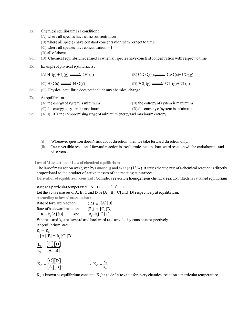 NEET Study Material of Chemical Equilibrium - Page 3