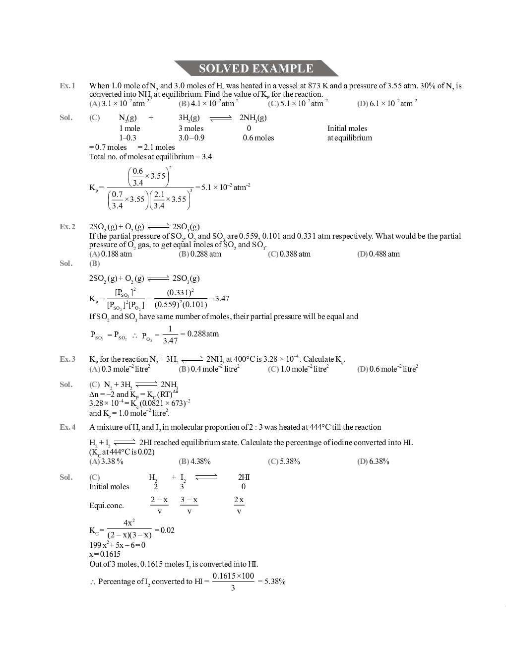 NEET Study Material of Chemical Equilibrium - Page 5