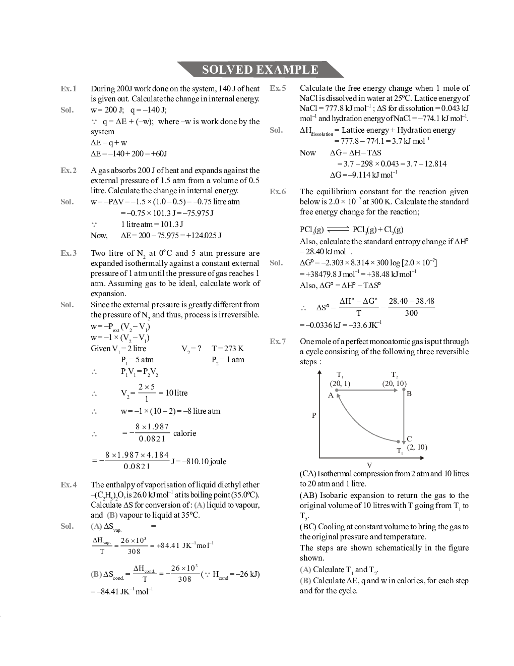 NEET Study Material of Thermodynamics and Thermochemistry - Page 5