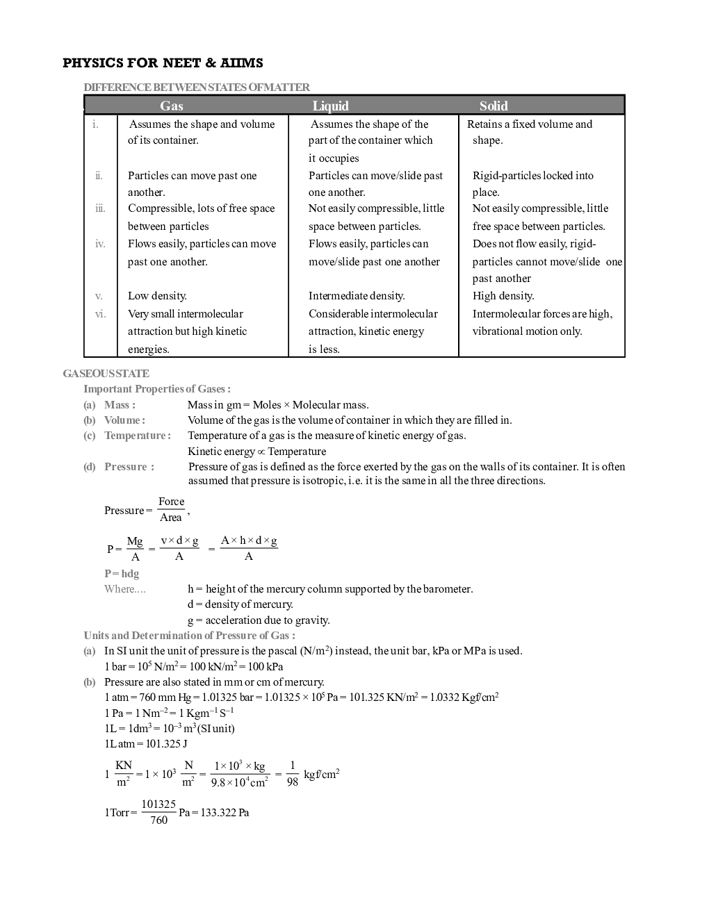 NEET Study Material of States of Matter - Page 3
