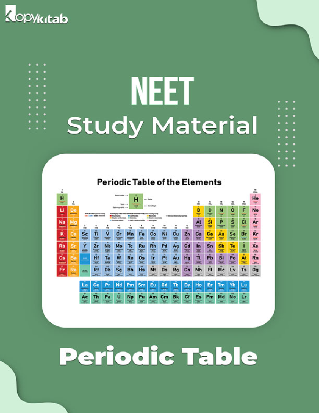 NEET Study Material of Periodic Table - Page 1