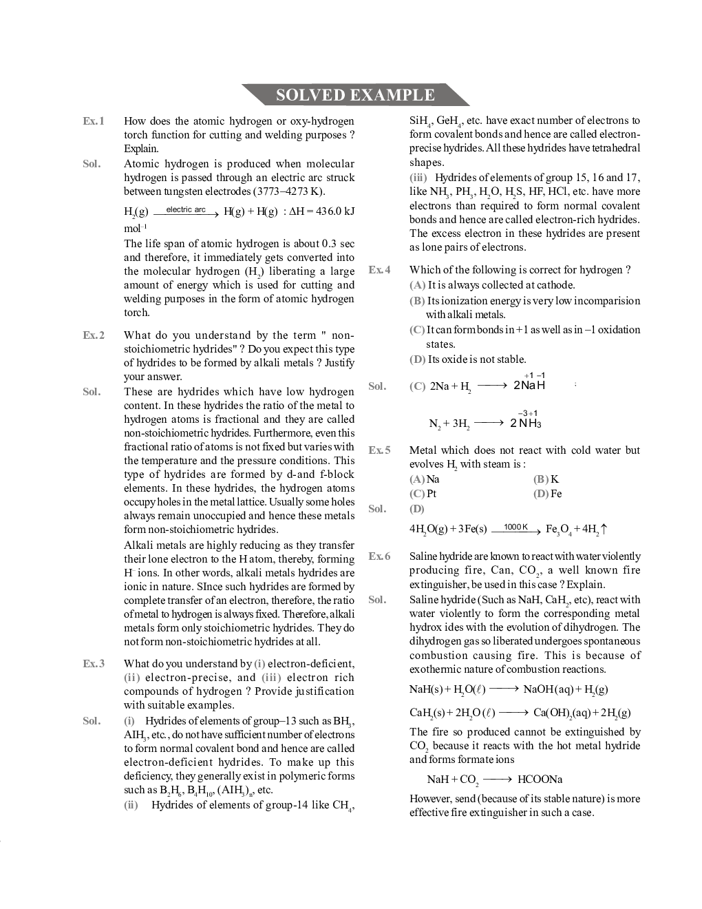 NEET Study Material of Hydrogen and Its Compounds - Page 5