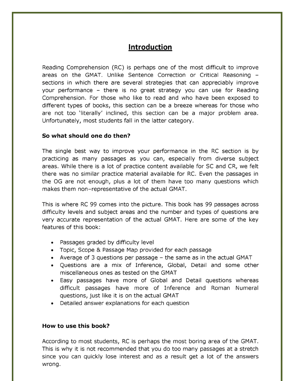 CAT Verbal Reassoning Study Material - Page 3