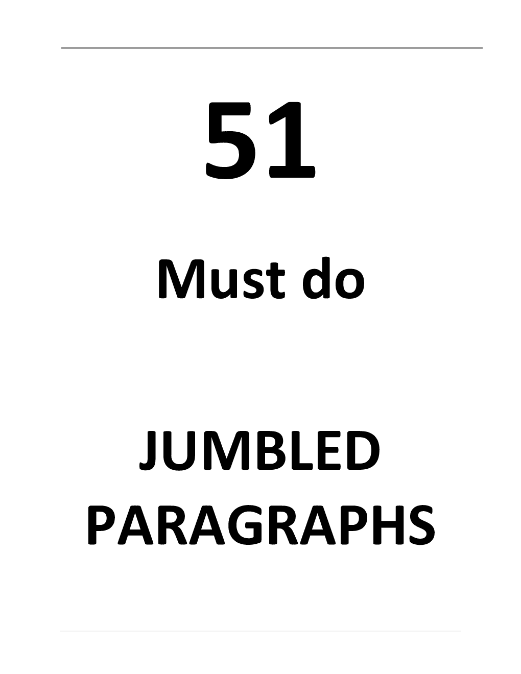 CAT Verbal Reasoning Jumbled-Paragraphs Question Bank - Page 2