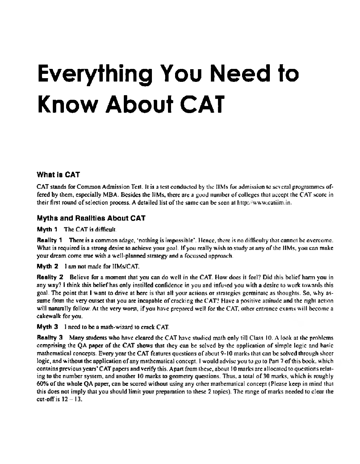 CAT Quantitative Aptitude Study Material - Page 2