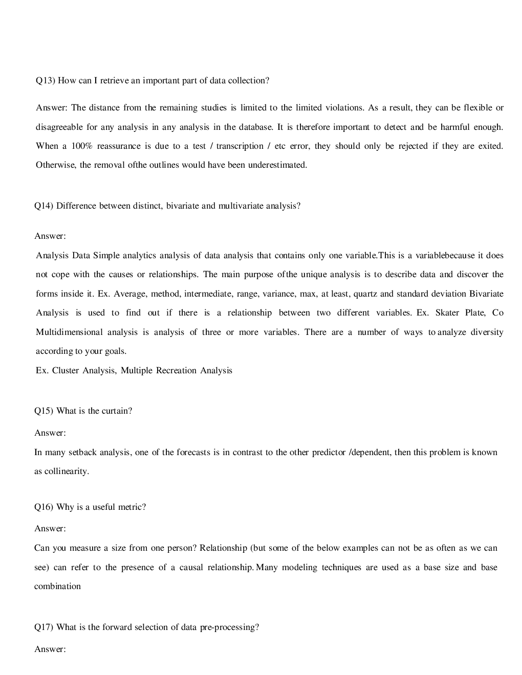 Data Science And Machine Learning With Python Interview Questions with Answer - Page 4