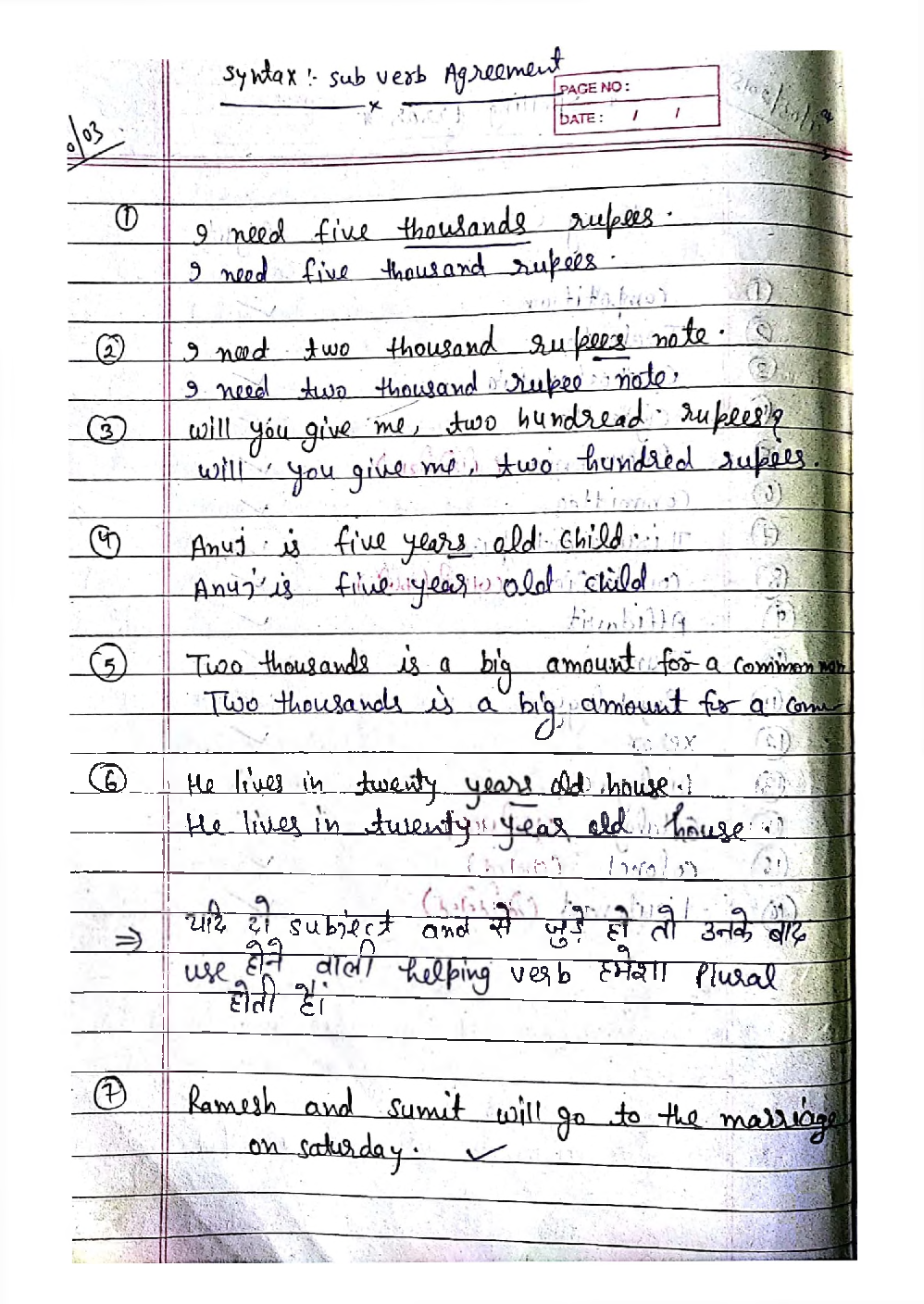 CTET  Paper-I Hand Written Notes English - Page 4