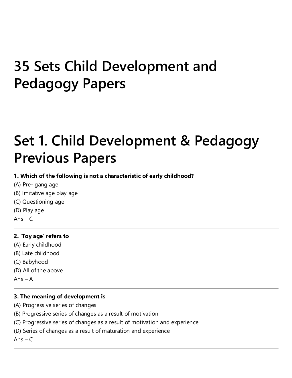 CTET Paper-II Best MCQs - Page 2