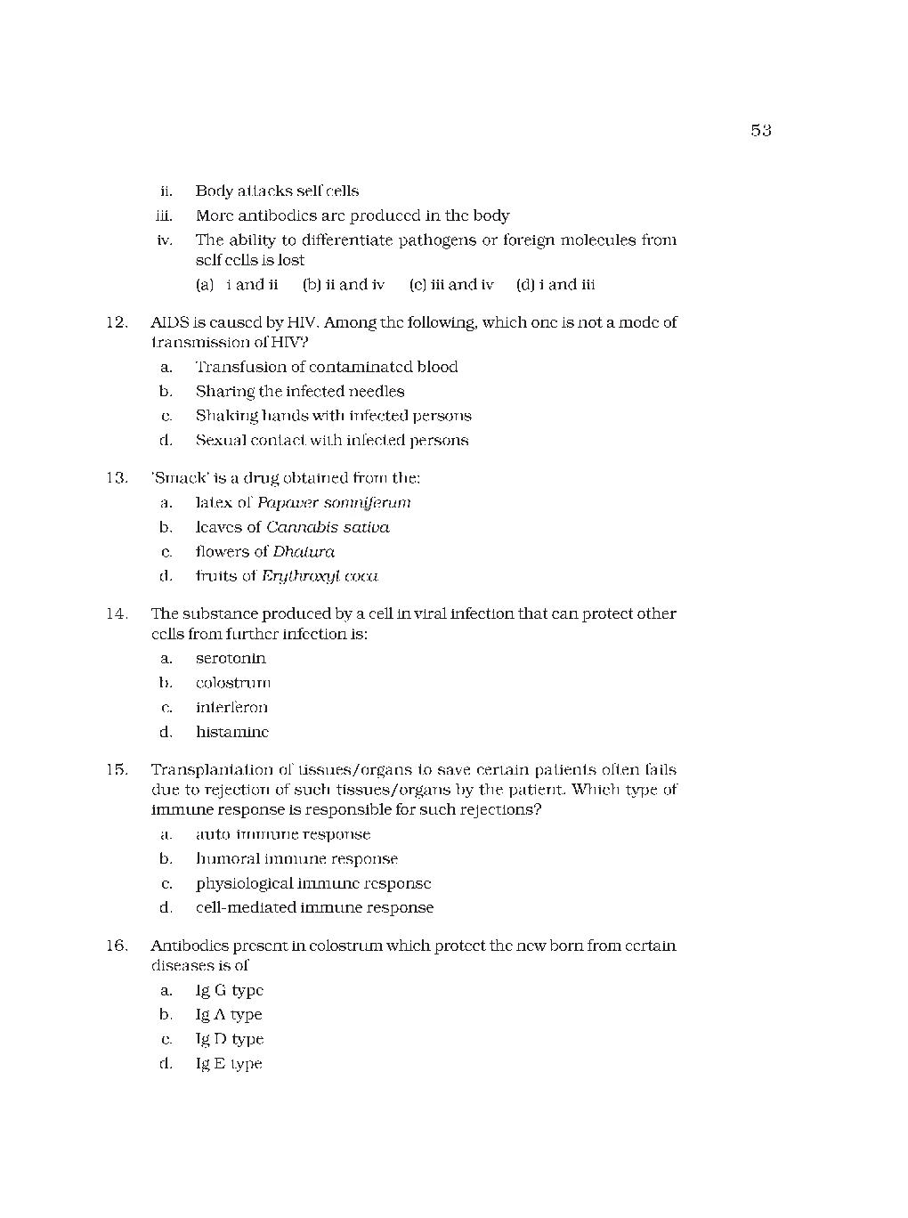CBSE Class-12th Biology Term-II Best Example - Page 5