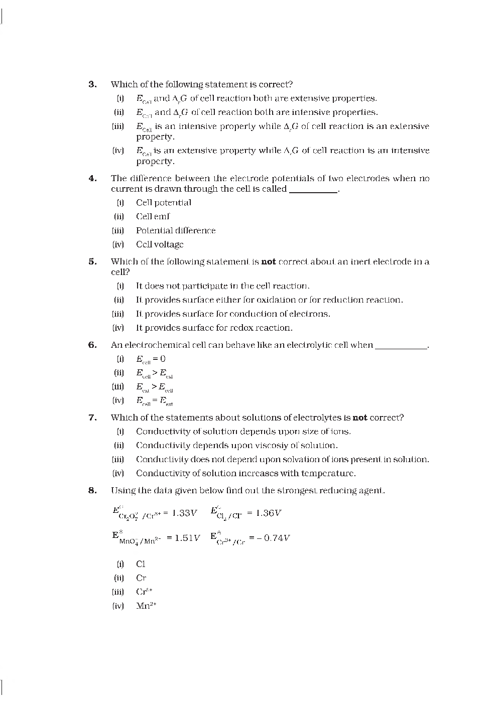 CBSE Class-12th Chemistry Term-II Best Exampler - Page 4