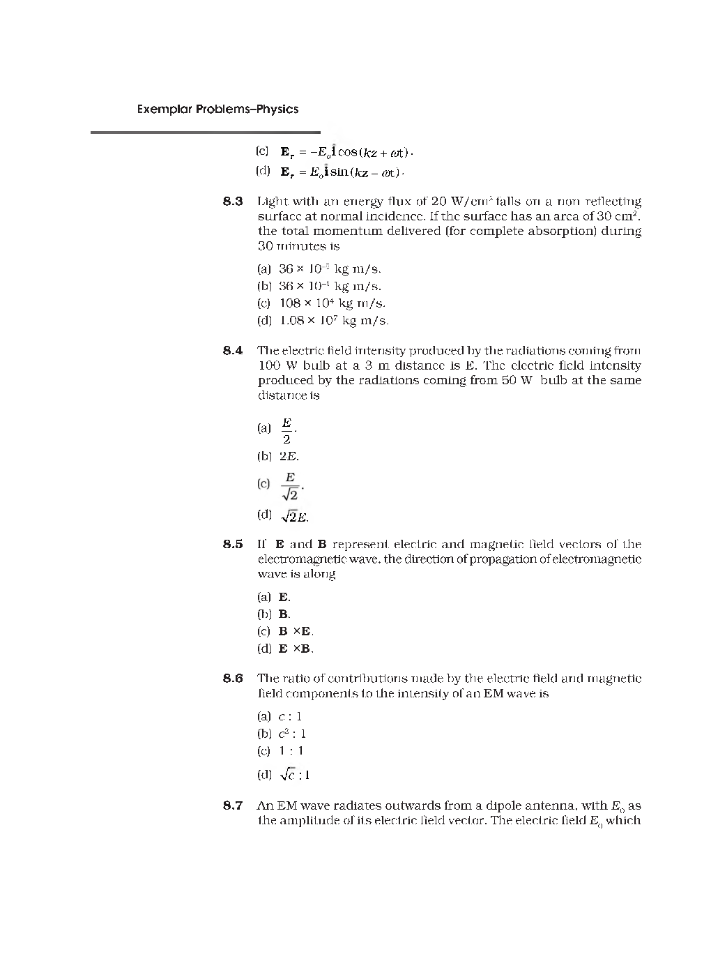CBSE Class-12th Physics Term-II Best Exampler - Page 4