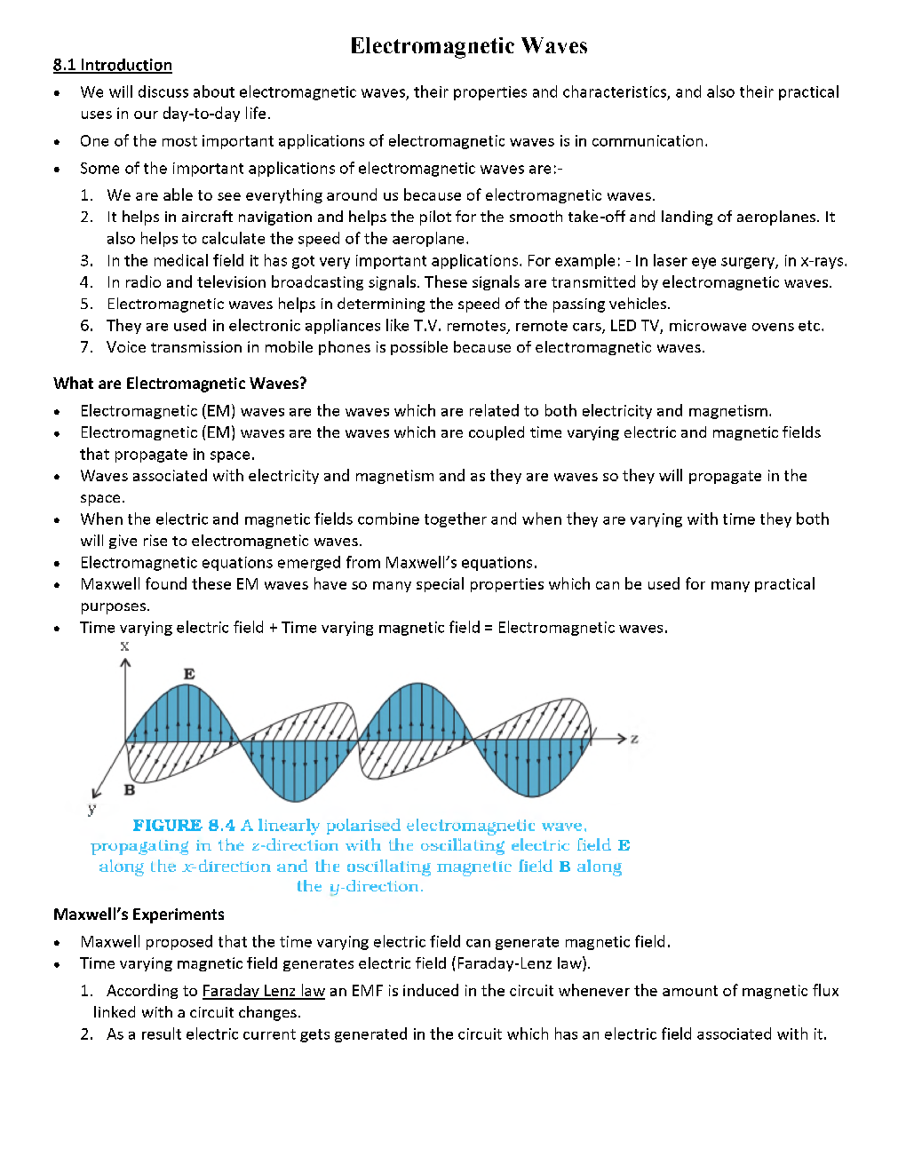 CBSE Class-12th Physics Term-II Best Revision Notes - Page 3