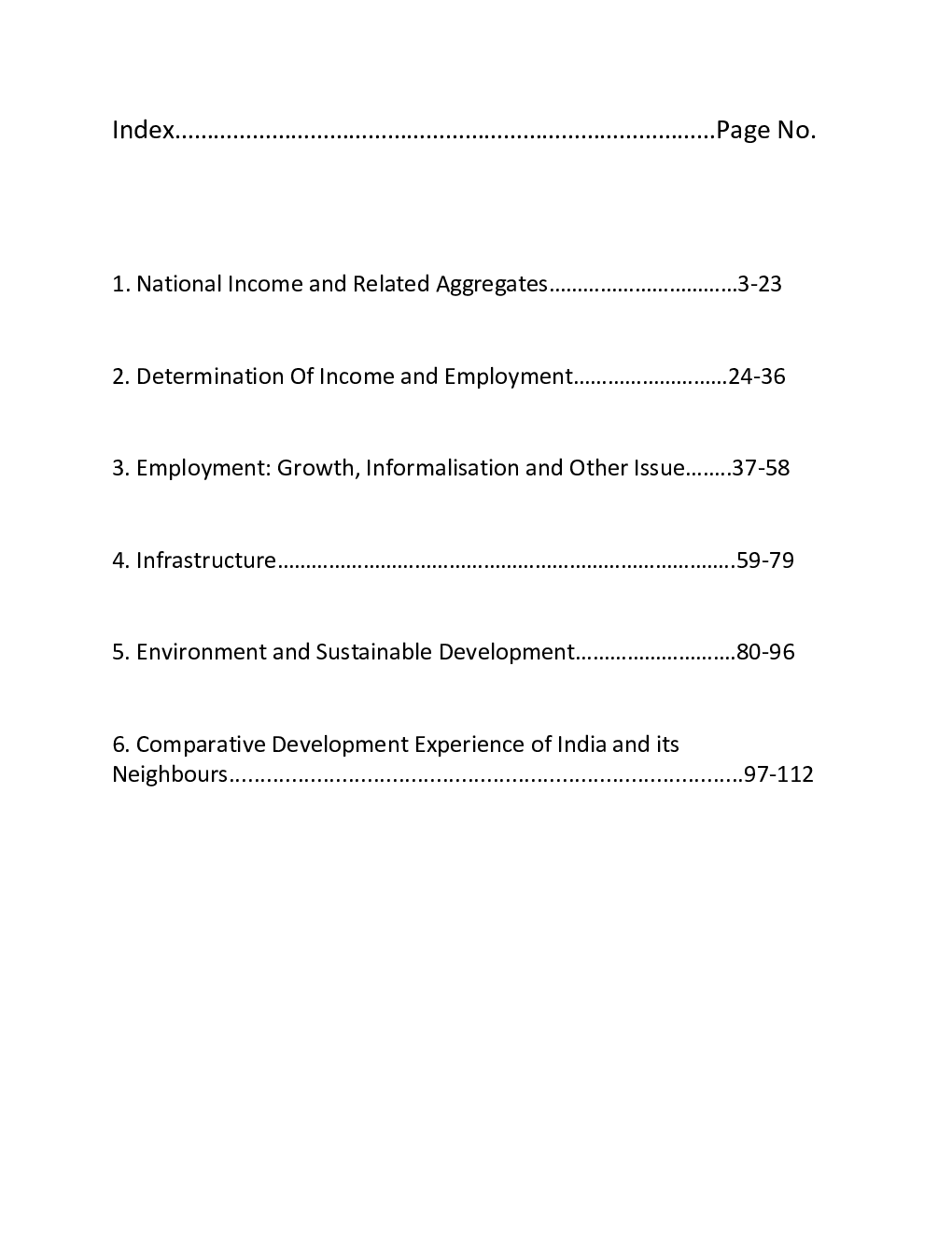 CBSE Class-12th Economics Term-II Study Material - Page 2