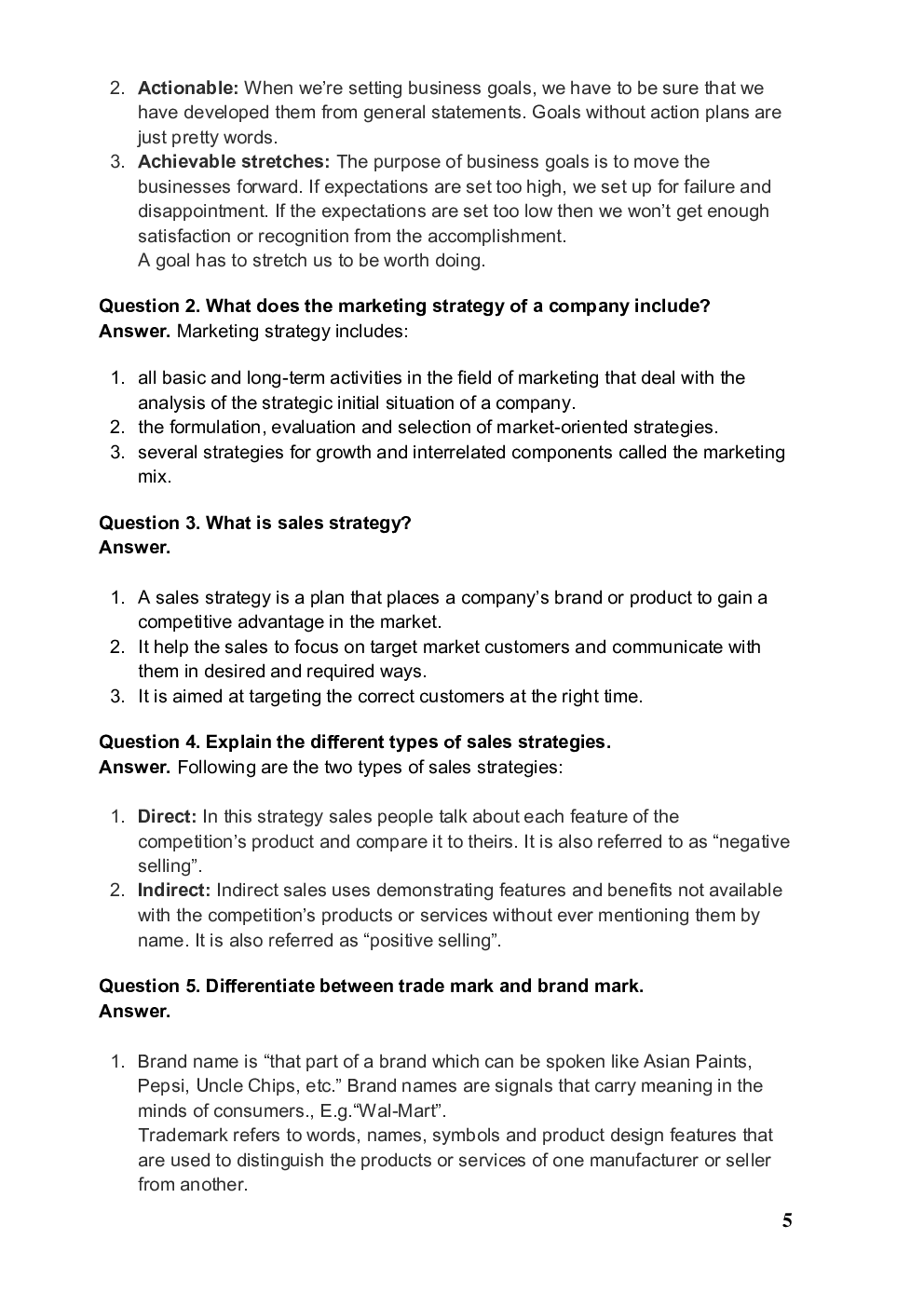 NCERT Class 12th Entrpreneurship Text Book Solution(Term-II) - Page 5