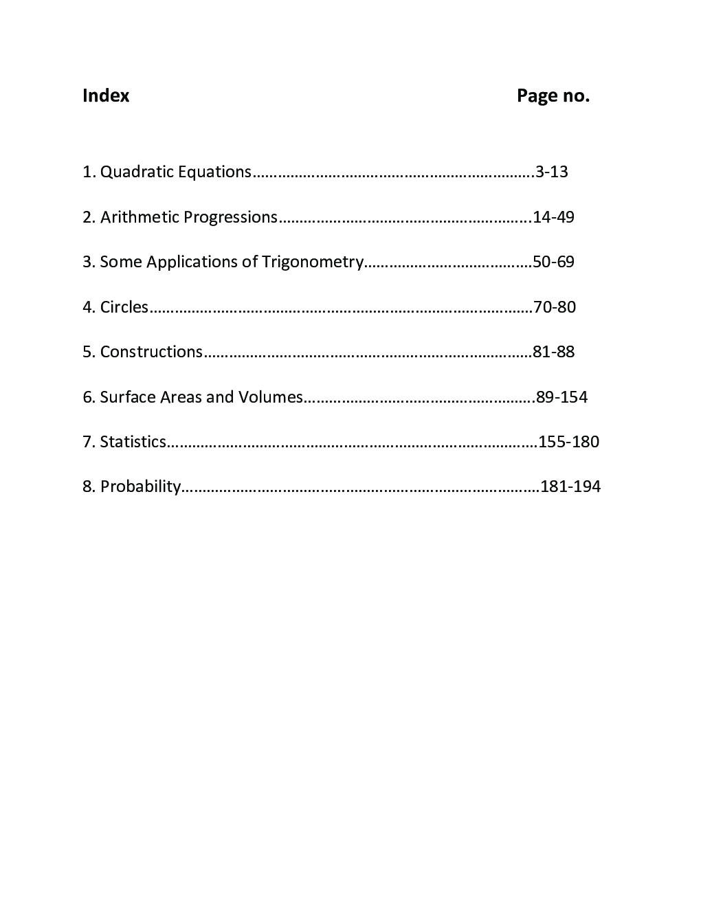 CBSE Class-10th Maths Term-II Study Material - Page 2