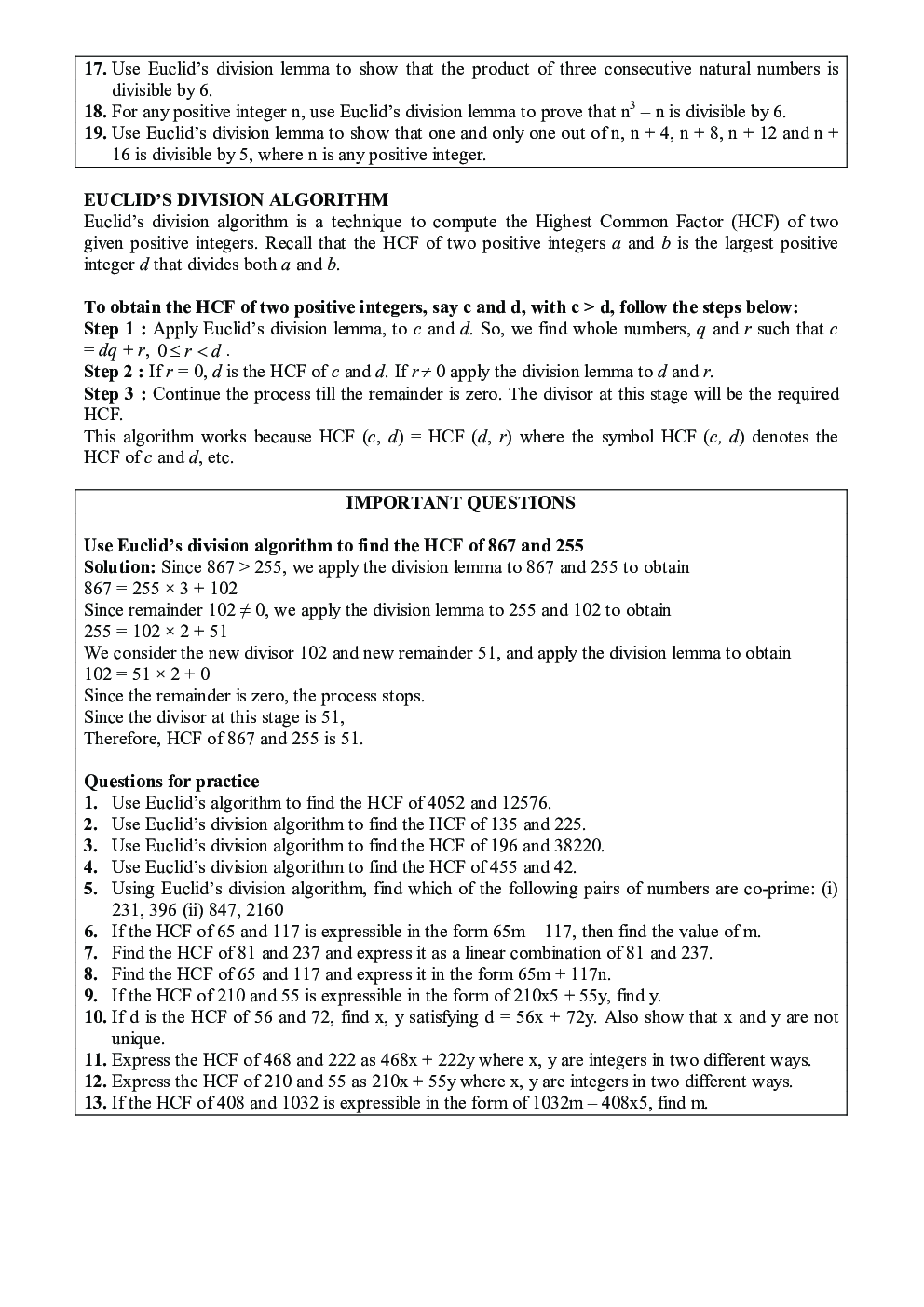 CBSE Class-10th Maths Term-II Study Material - Page 4