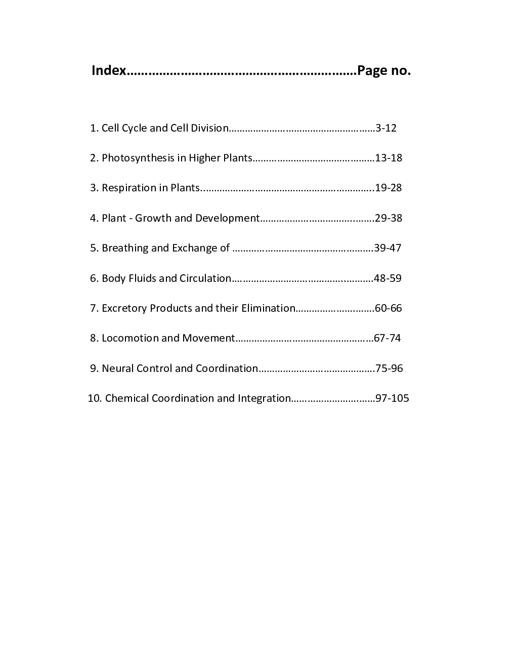 CBSE Class-11th Biology Term-II Exemplar - Page 2