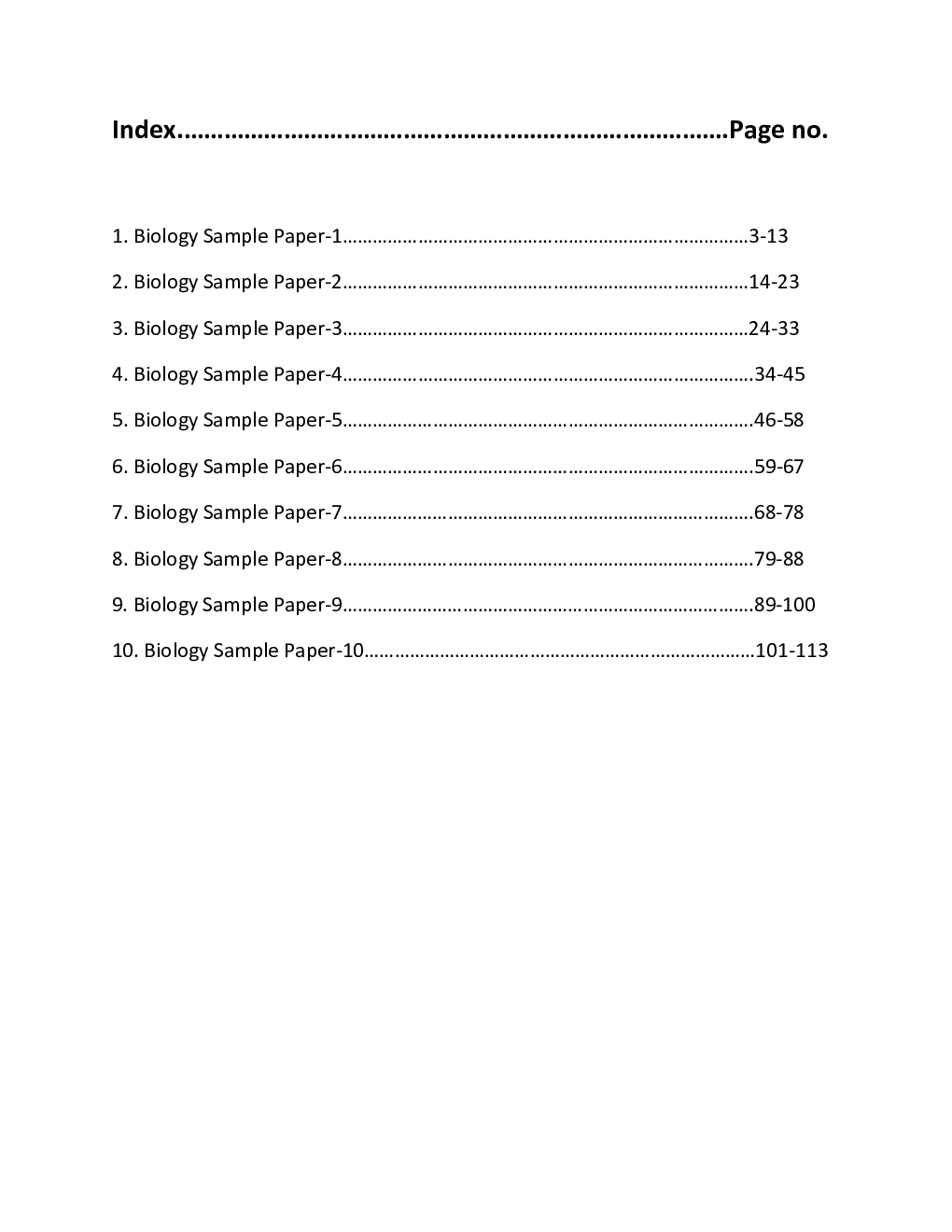 CBSE Class-11th Biology Term-II Sample Paper - Page 2