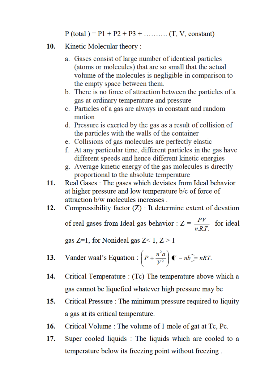 CBSE Class-11th Chemistry Term-II Revision Notes - Page 4