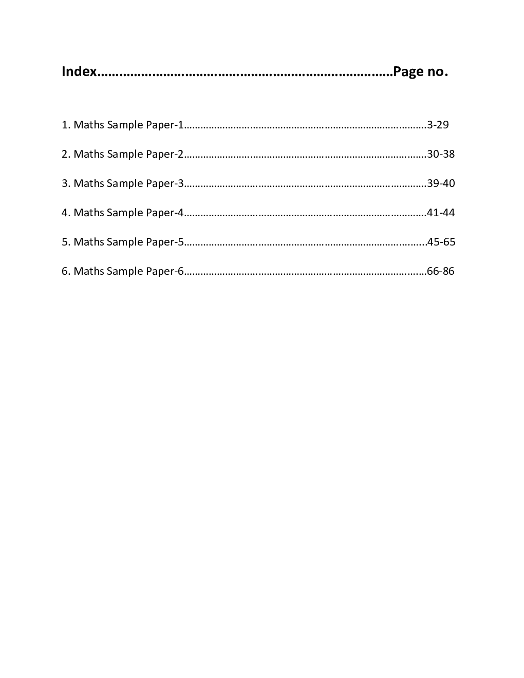 CBSE Class-11th Maths Term-II Sample Paper With Solutions - Page 2