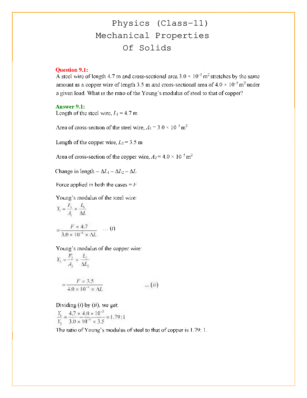 CBSE Class-11th Physics Term-II Exemplar - Page 3