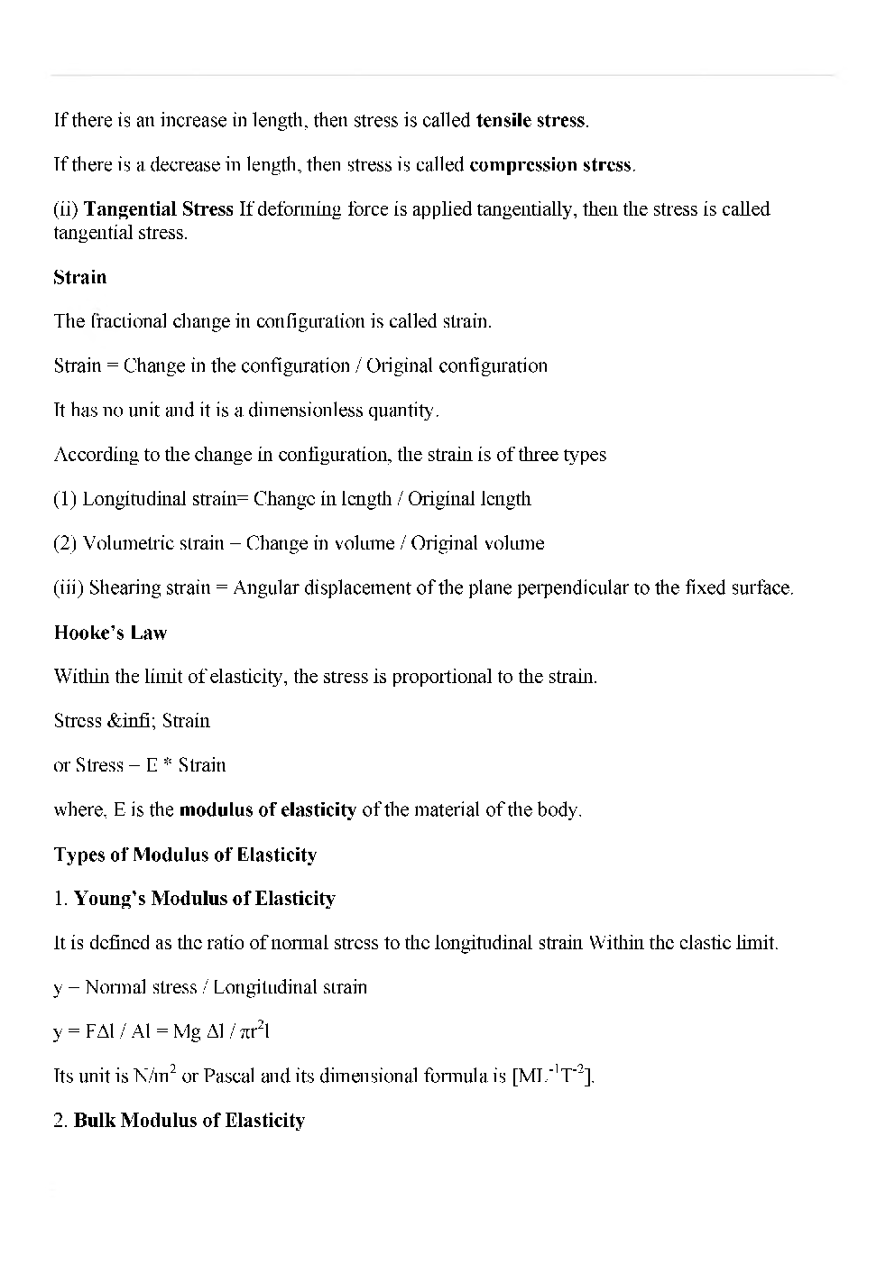 CBSE Class-11th Physics Term-II Revision Notes - Page 4