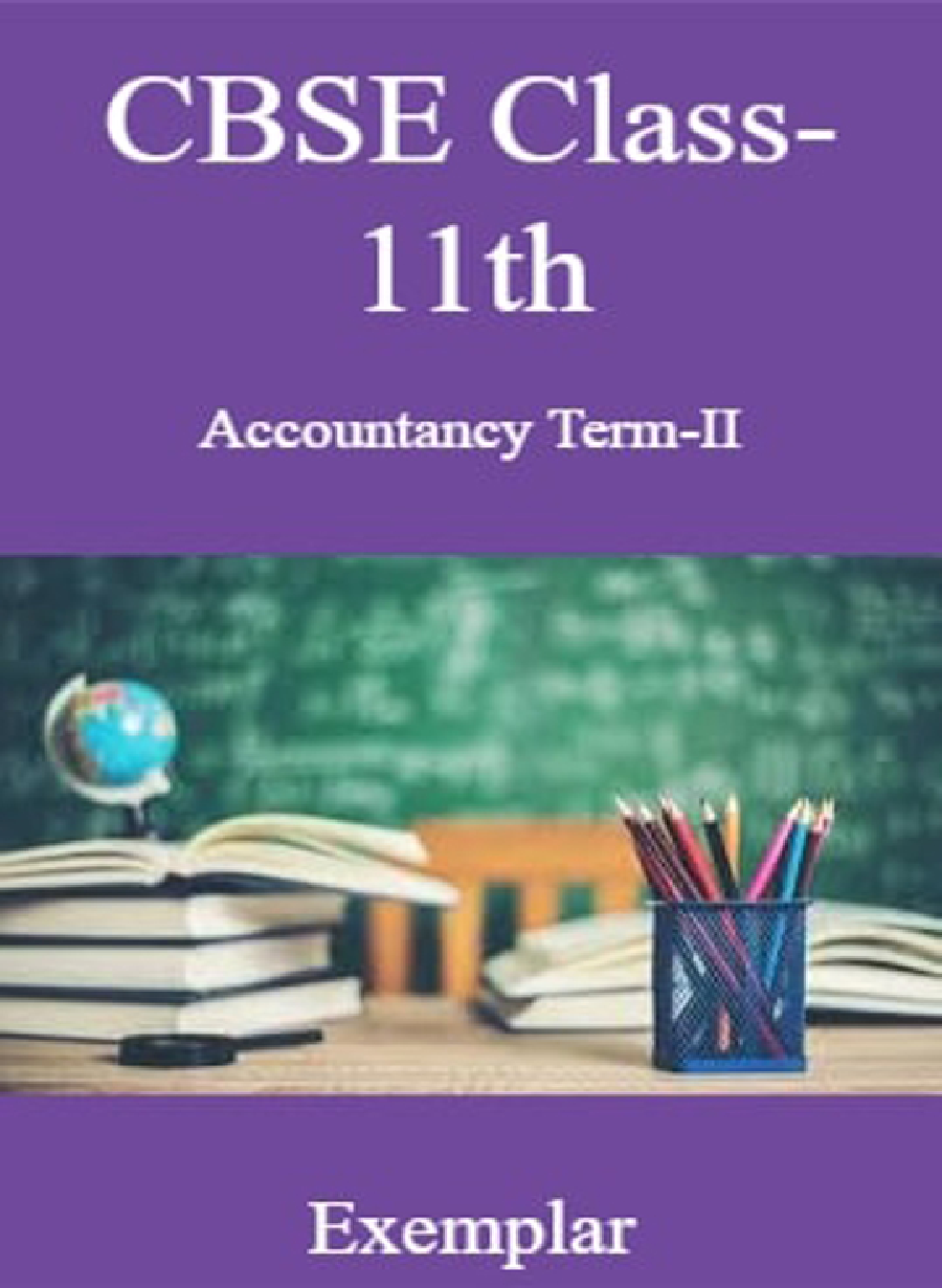 CBSE Class-11th Accountancy Term-II Exemplar - Page 1