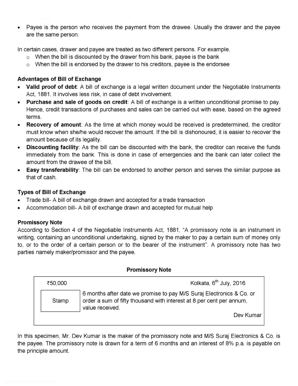 CBSE Class-11th Accountancy Term-II Revision Notes - Page 4