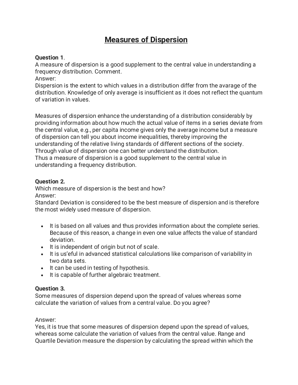 CBSE Class-11th Economics Term-II Exemplar - Page 3