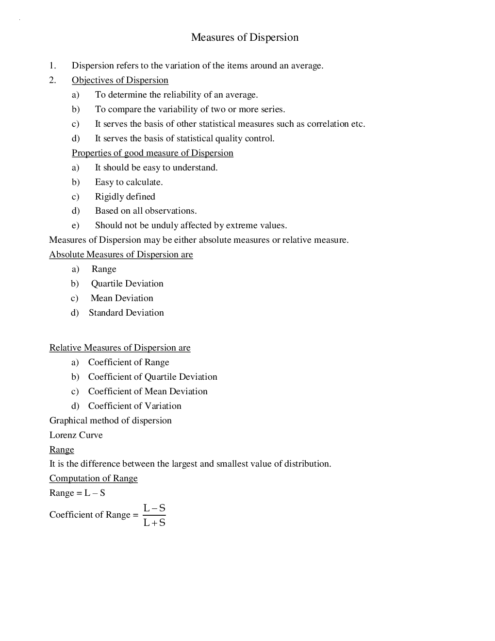 CBSE Class-11th Economics Term-II Revision Notes - Page 3
