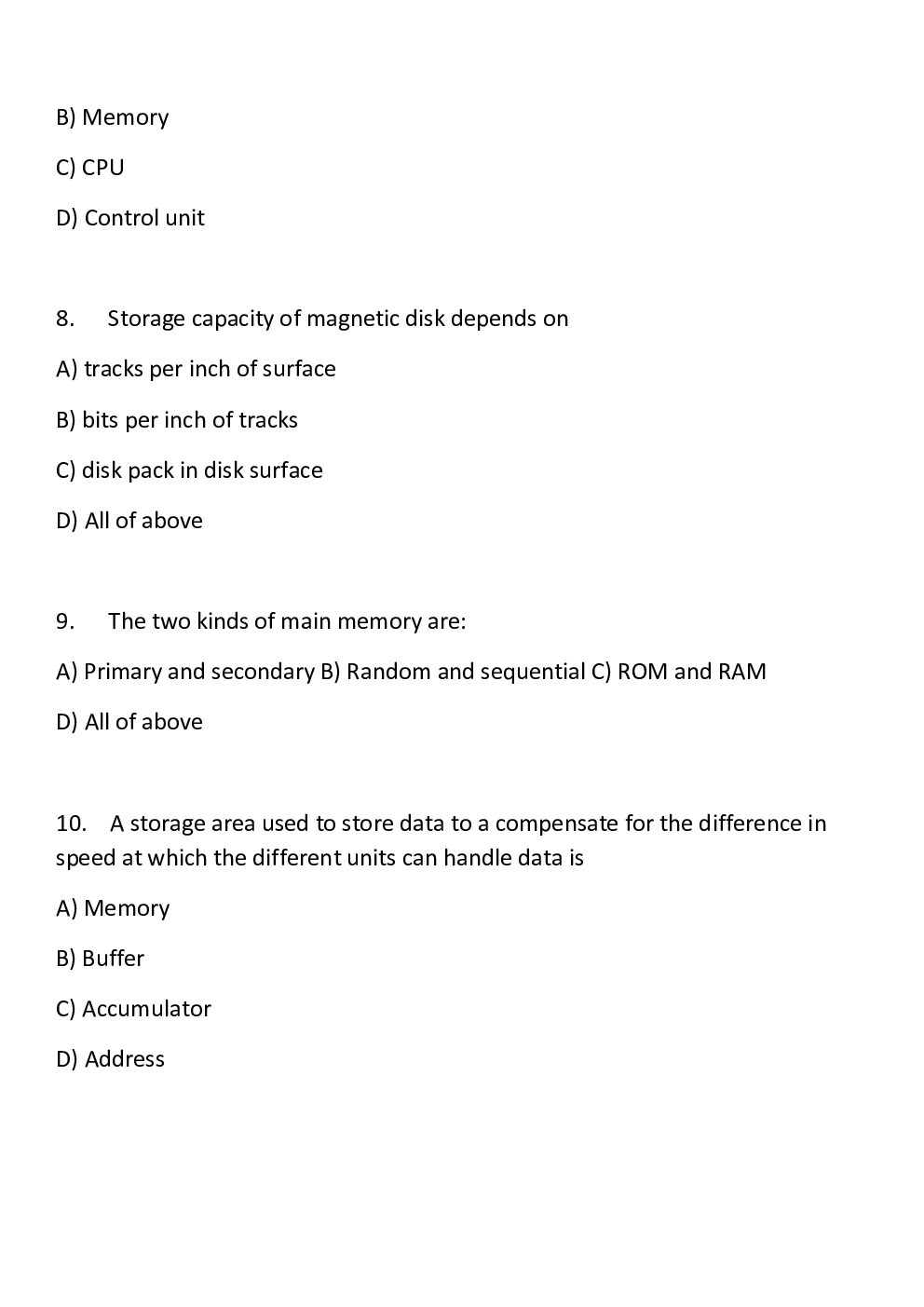 General Knowledge Computer Related MCQs in English for All Competitve Exam - Page 4