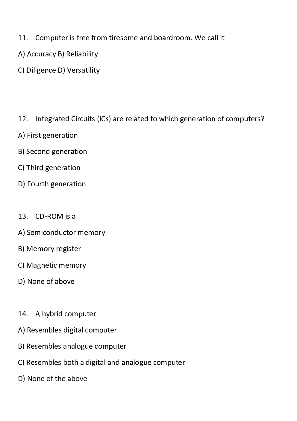 General Knowledge Computer Related MCQs in English for All Competitve Exam - Page 5