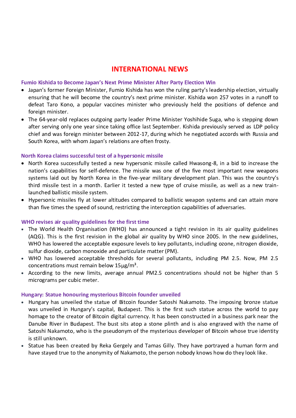 Current Affairs September 2021 in English - Page 3