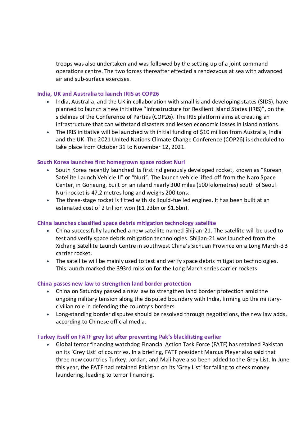 Current Affairs Octuber 2021 in English - Page 4