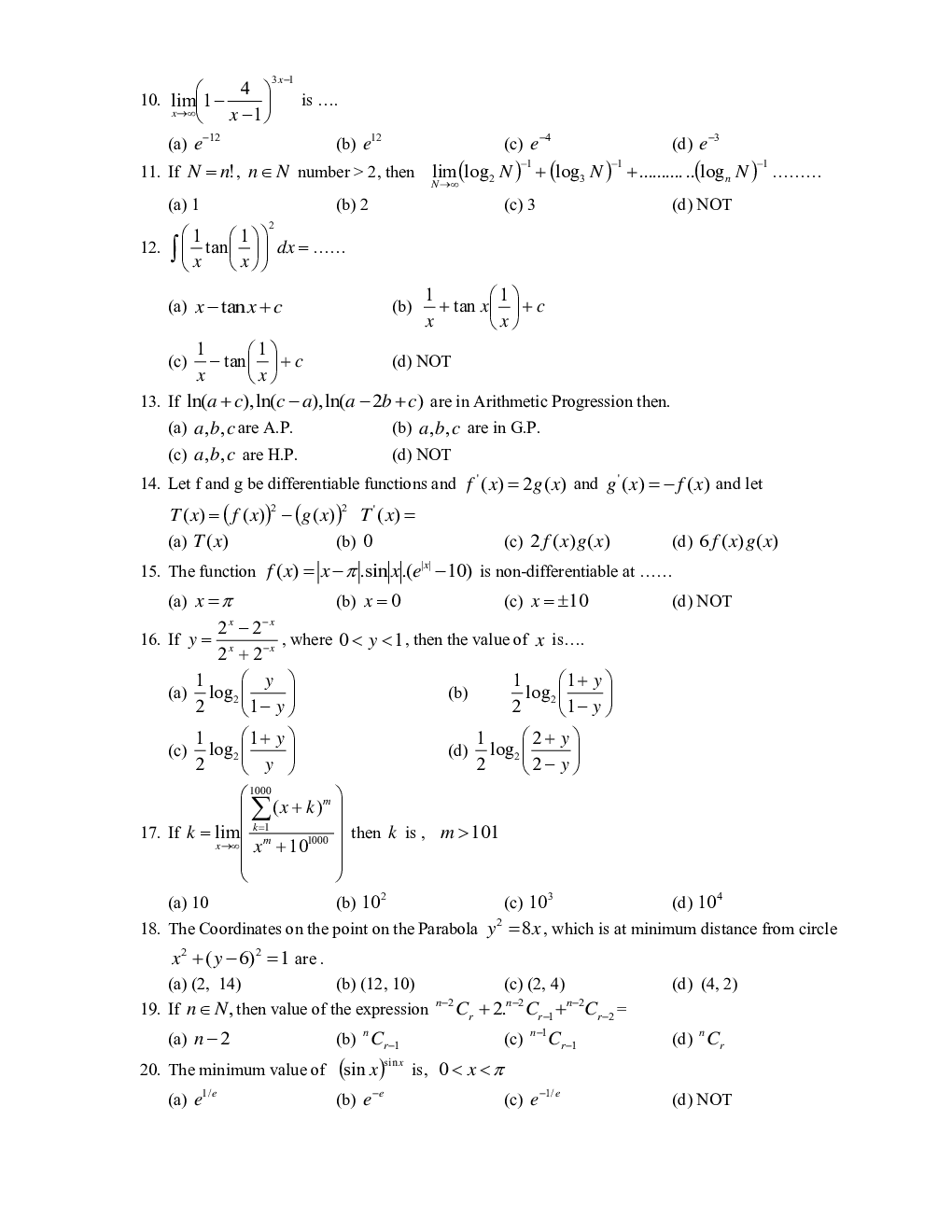 10 Solved Sample Papers For IIT-JEE Mains - Page 4