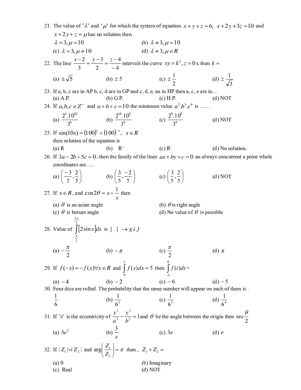 10 Solved Sample Papers For IIT-JEE Mains - Page 5