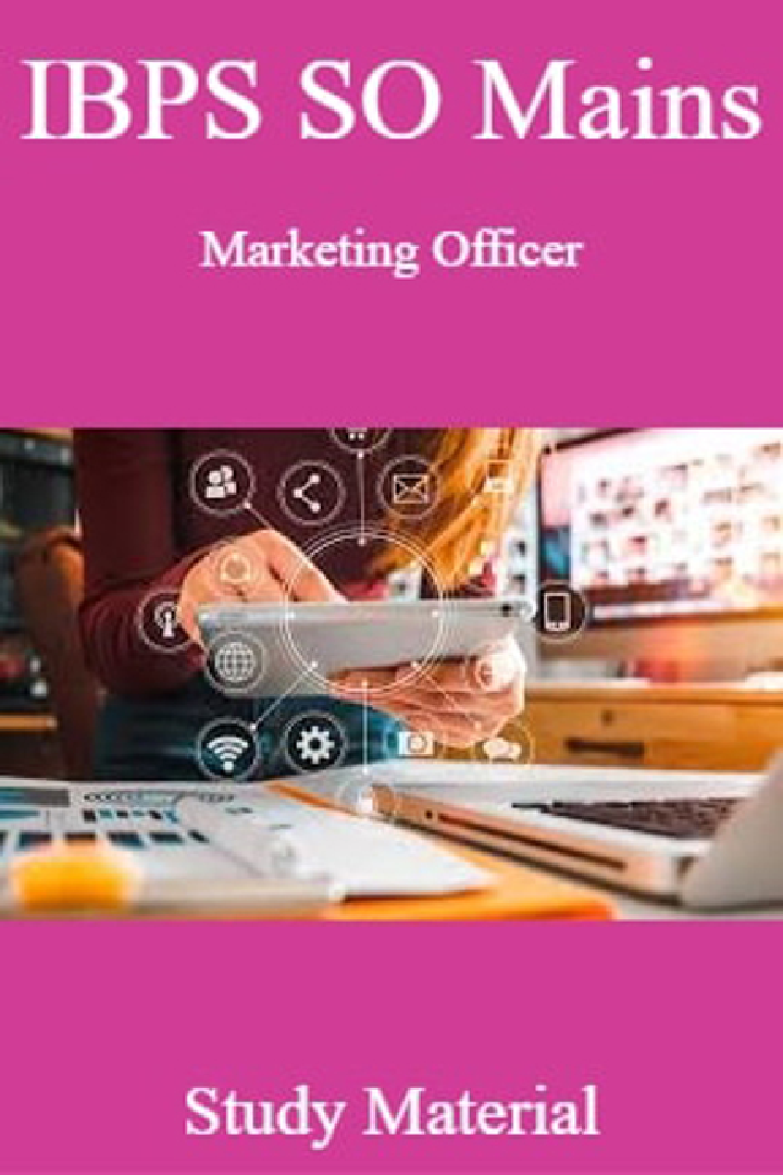 IBPS SO Mains Marketing Officer Study Material - Page 1