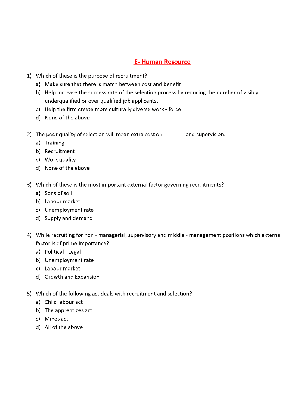 IBPS SO Mains HR/Personal Officer Previous Year Question Paper-2019 With Answer - Page 2