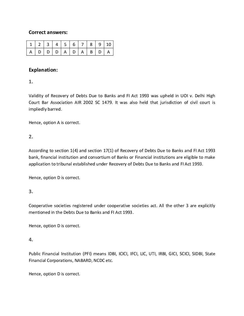 IBPS SO Mains Law Officer Previous Year Question Paper-2019 With Answer - Page 5