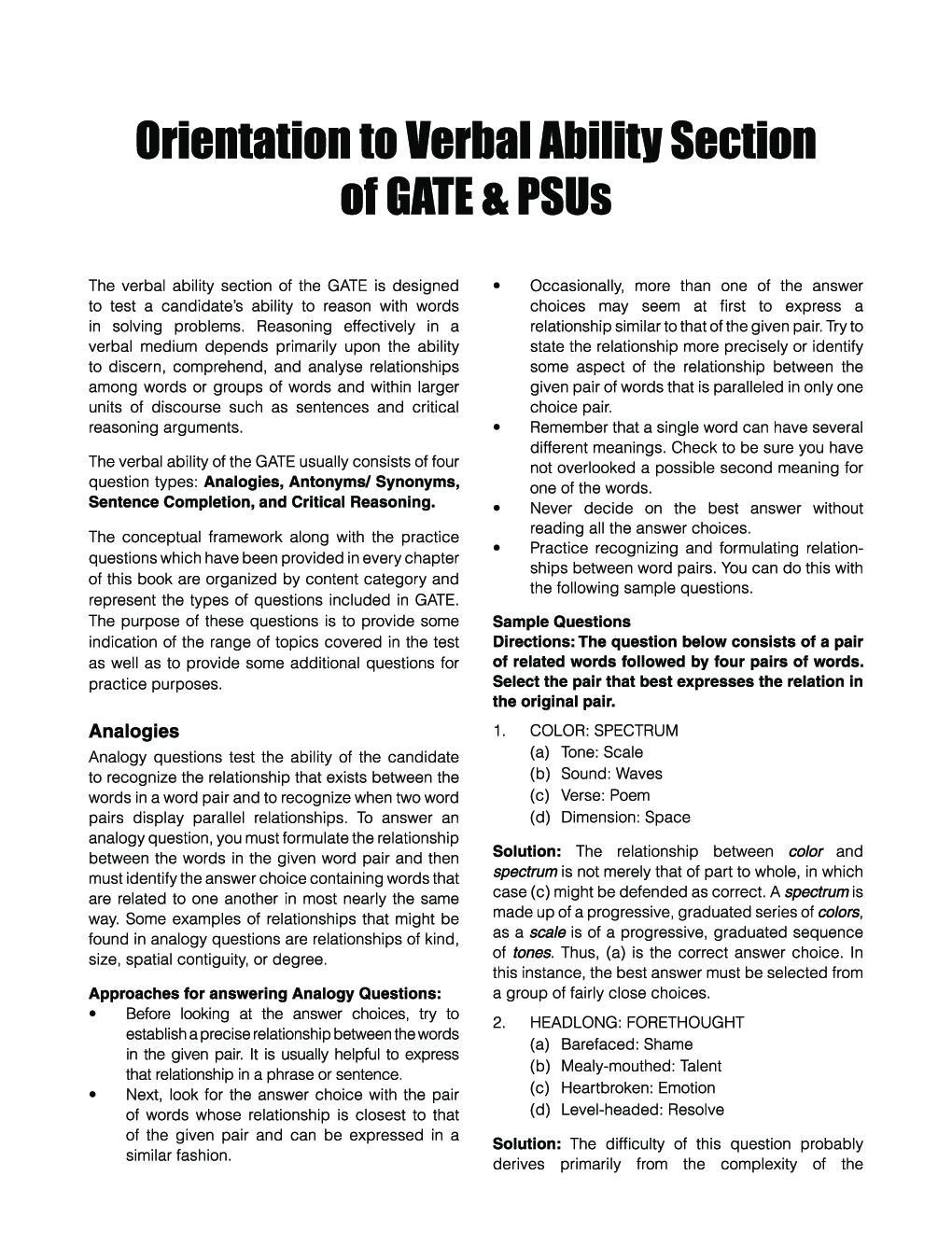 UPSSSC-PET Study Material in Hindi  General English  - Page 2