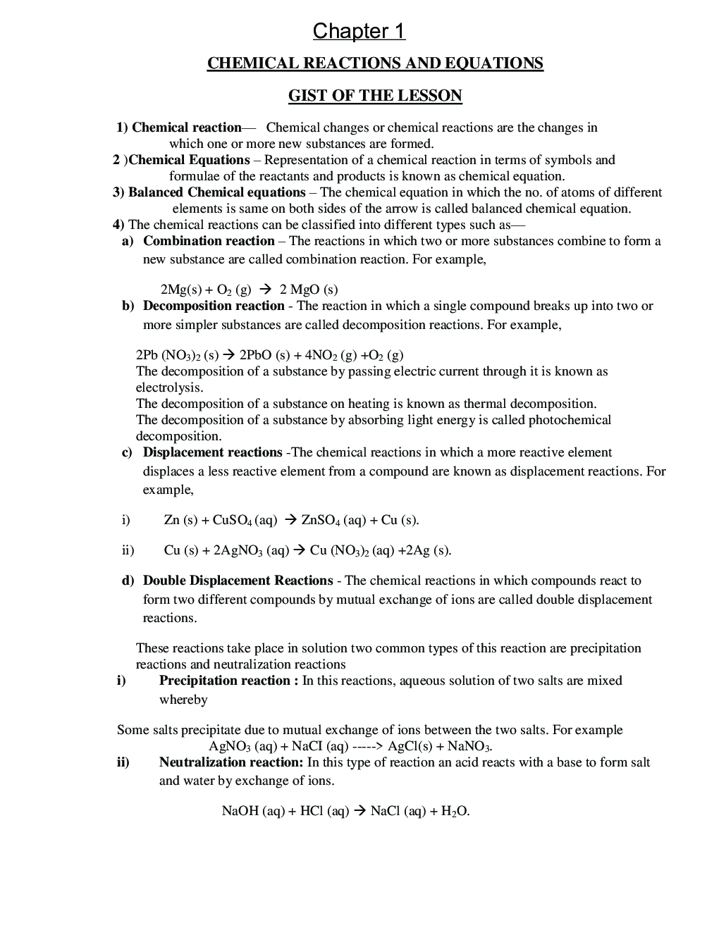 CBSE Class 10 Science Notes For Term-2 2022 Exam - Page 2