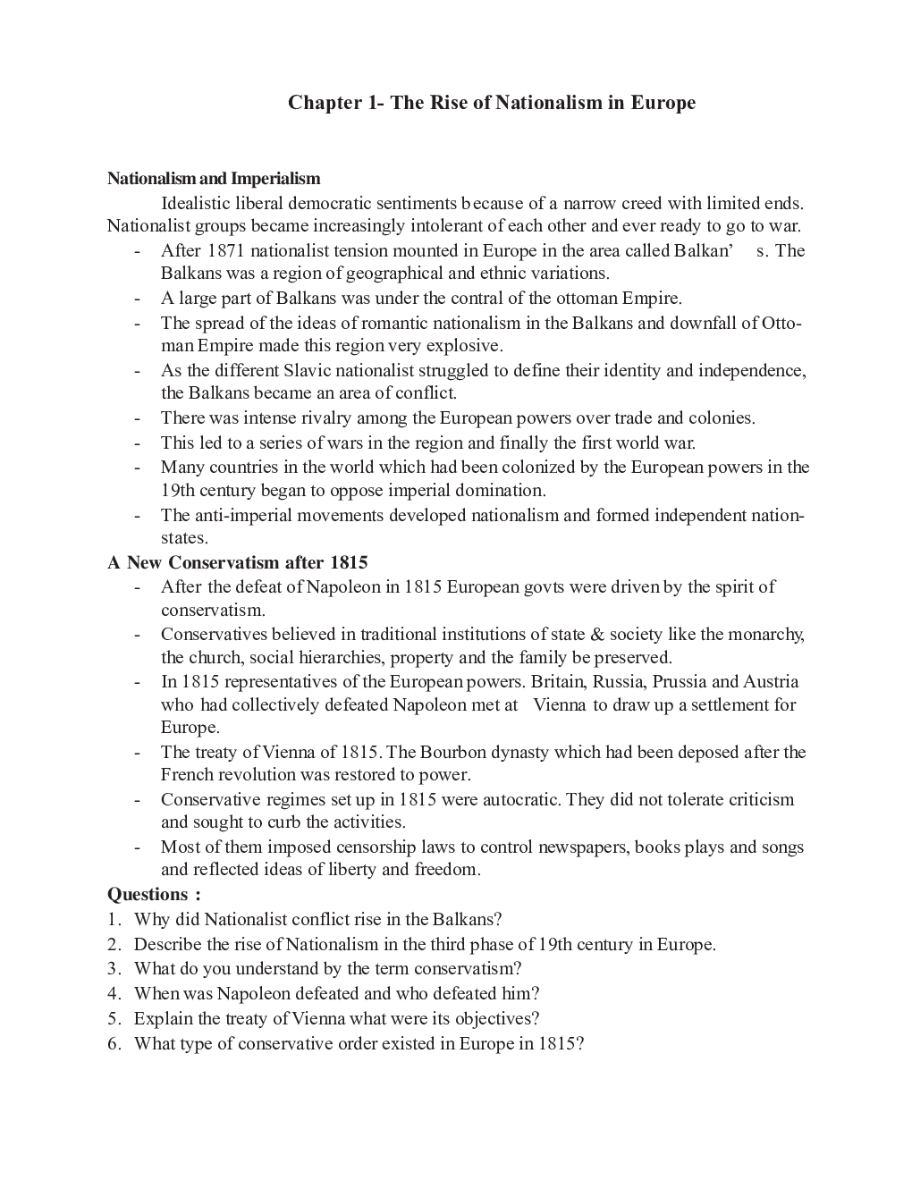 CBSE Class 10 Social Science History Notes For Term-2 2022 Exam - Page 2