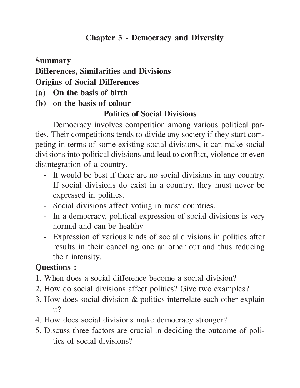CBSE Class 10 Social Science Civics Notes For Term-2 2022 Exam - Page 5