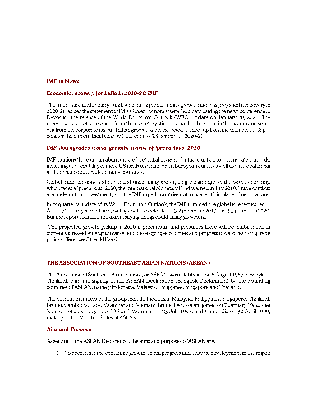 RBI Grade B Study Materials Current Affairs & Banking Awareness - Page 3