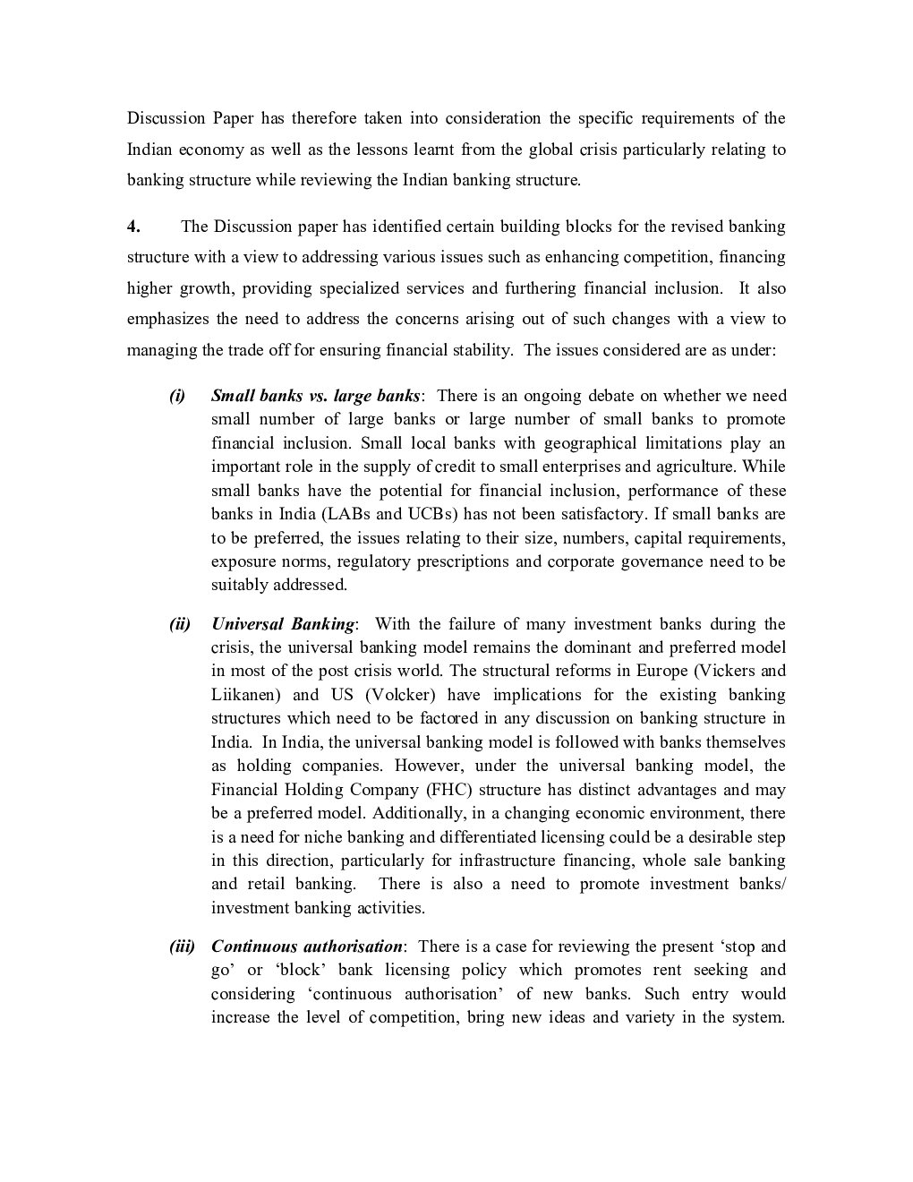 RBI Grade B Study Materials Indian Banking System - Page 3